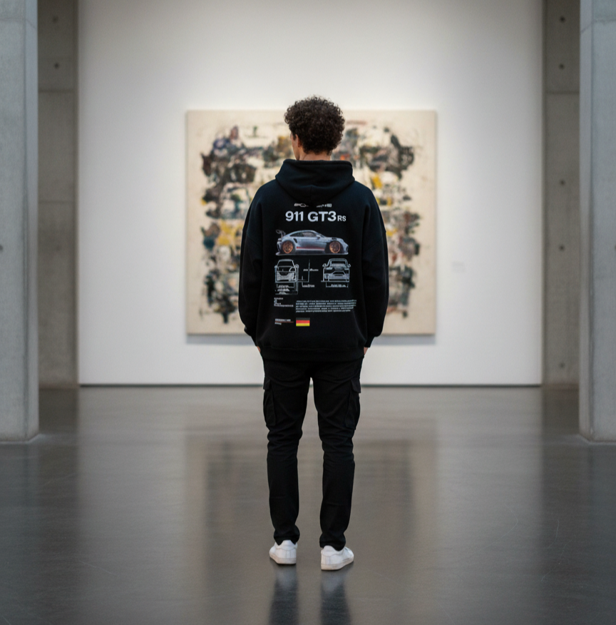 hoodie oversize PORSCHE