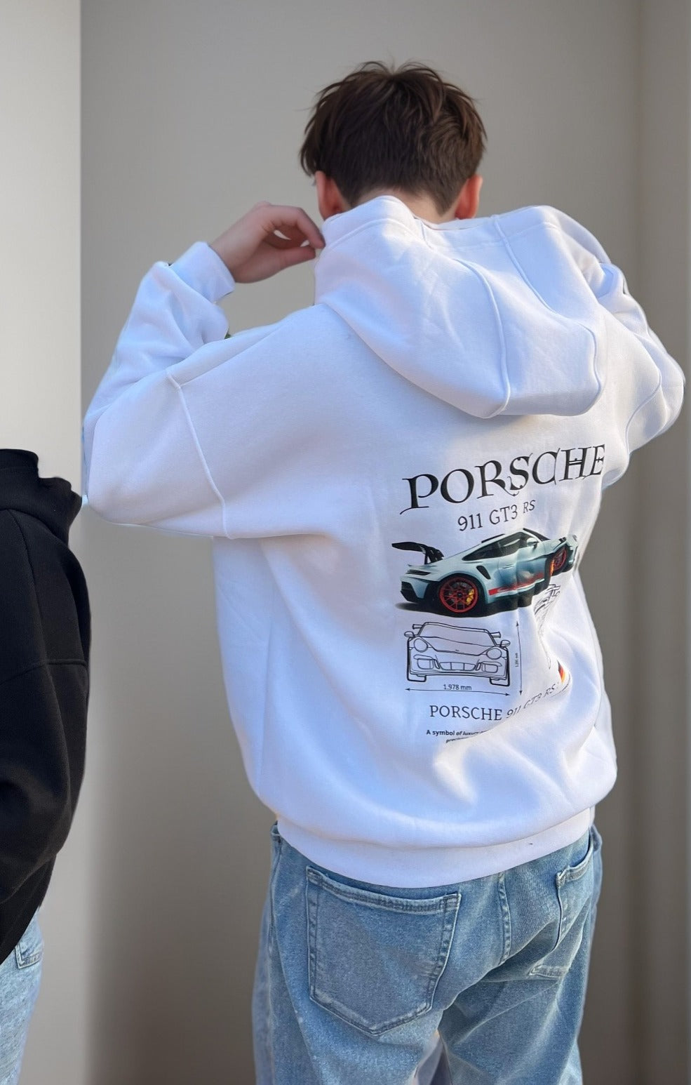 hoodie oversize PORSCHE